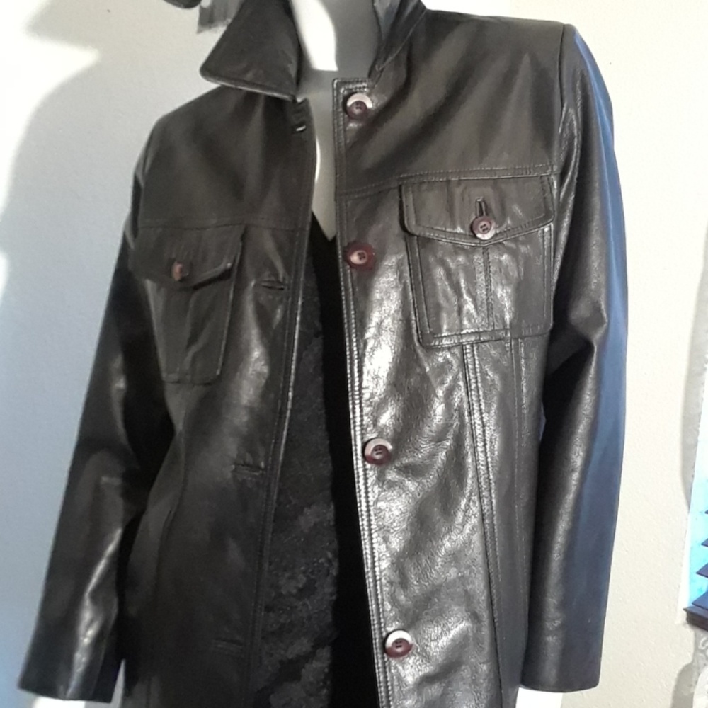 Leather jacket